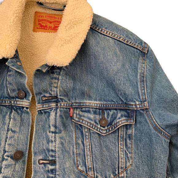 Levi’s Blue Denim Jacket - Picture 4 of 6